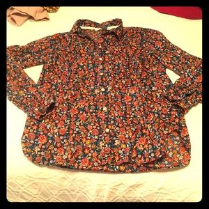Classic floral  shirt from old navy